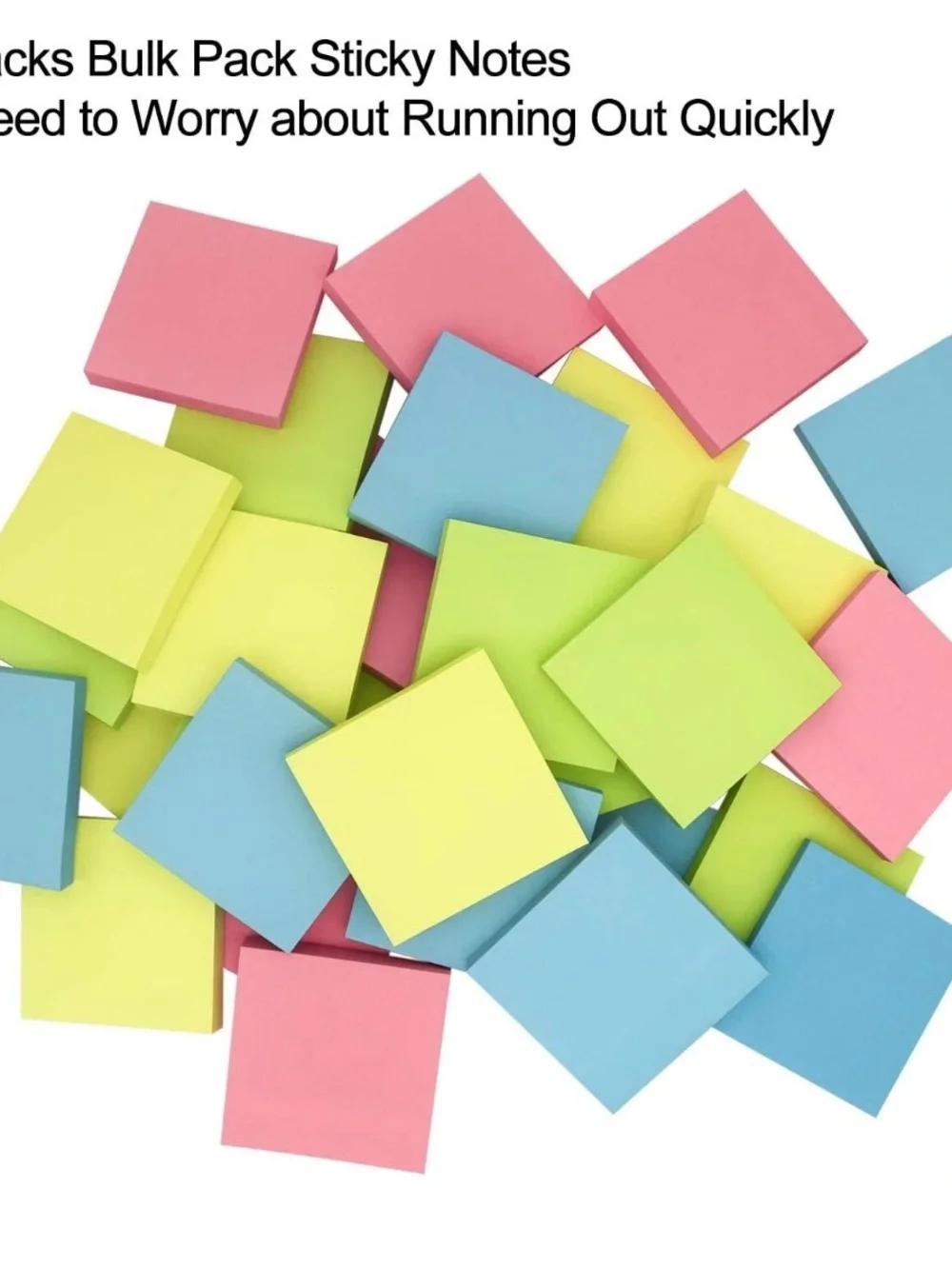 Sticky Notes 3x3, Self-Stick Notes, 36 Pads, 100 Sheets/Pad, 3X3 Inch, 36pads